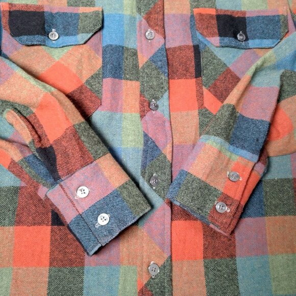 Vintage Dee Cee Rappers Shirt Small 14-14 1/2 Woven Wool Blend Earthy Grandpa - Picture 11 of 16